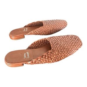 Jeffrey Campbell Brown Dolci Woven Mules 9
